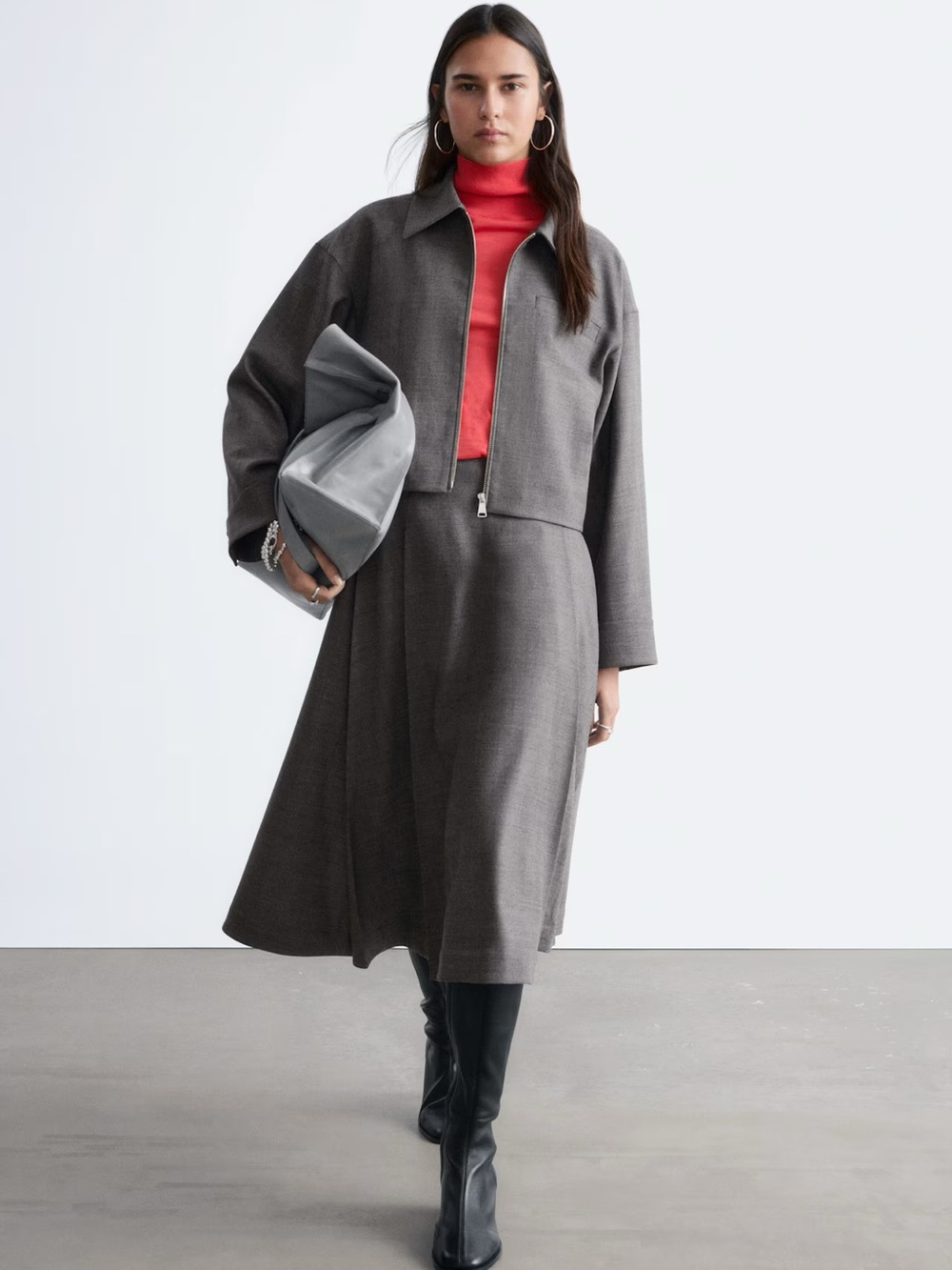 NWT (size XS) & Other Stories SHORT WOOL JACKET - Picture 2 of 7